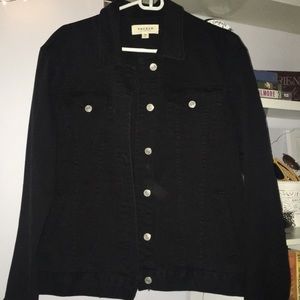 PACSUN BLACK JEAN JACKET
